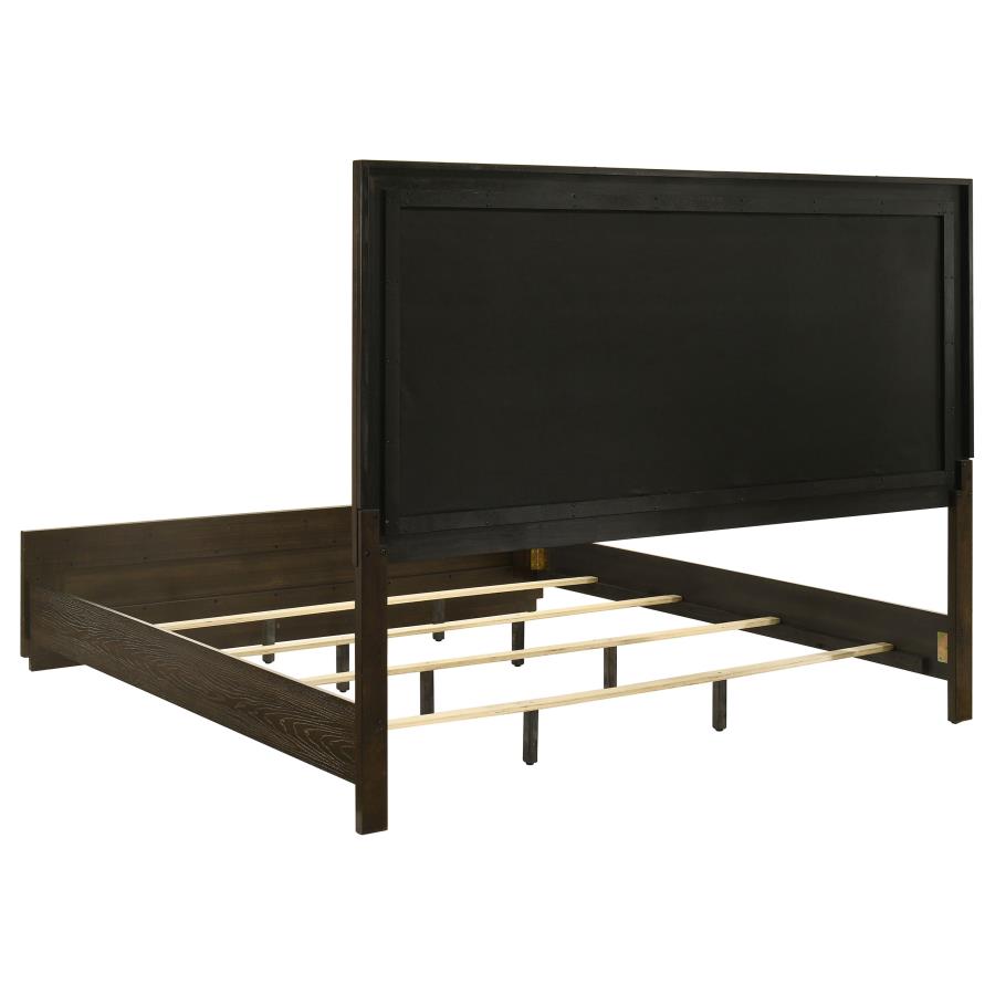 Atlas 4-piece California King Bedroom Set Dark Oak