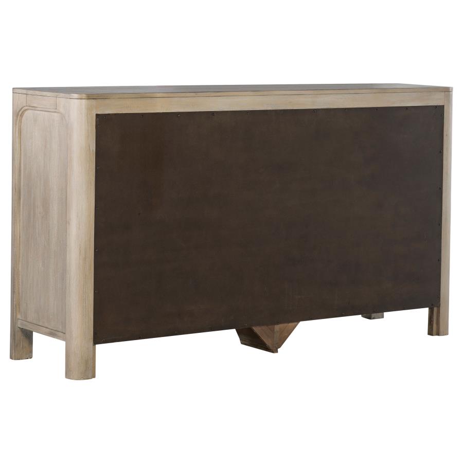 Solano 4-piece California King Canopy Bedroom Set Weathered Mango