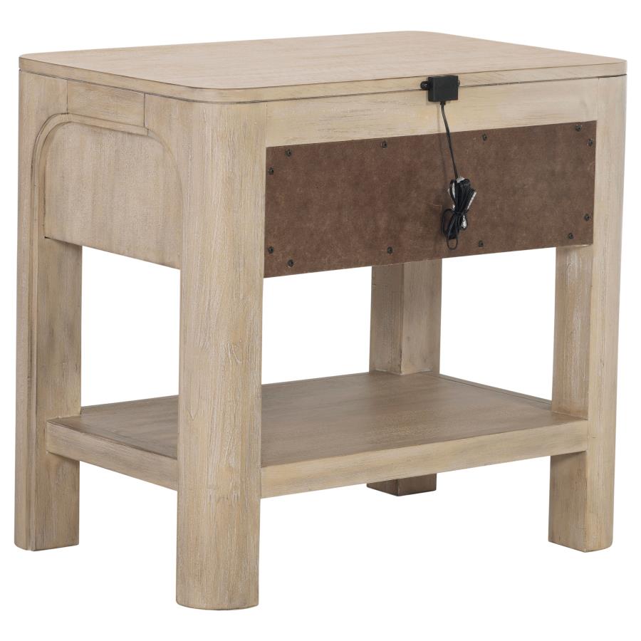 Solano 5-piece California King Canopy Bedroom Set Weathered Mango