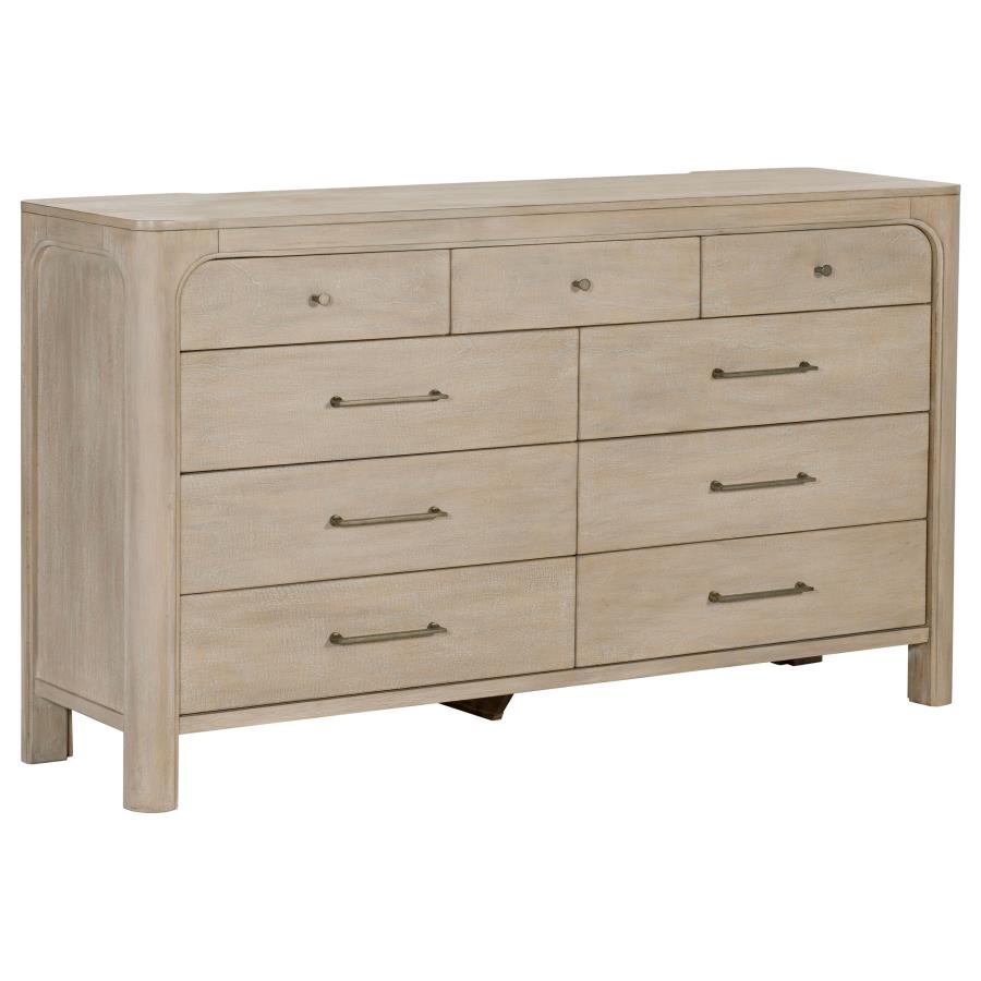 Solano 5-piece California King Canopy Bedroom Set Weathered Mango