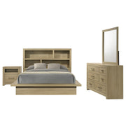 Hendricks 4-piece Queen Bedroom Set Light Oak
