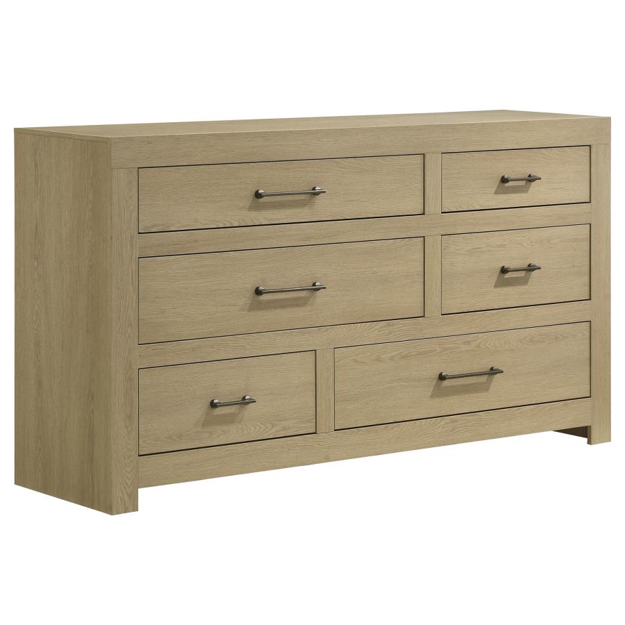 Hendricks 5-piece Queen Bookcase Bedroom Set Light Oak