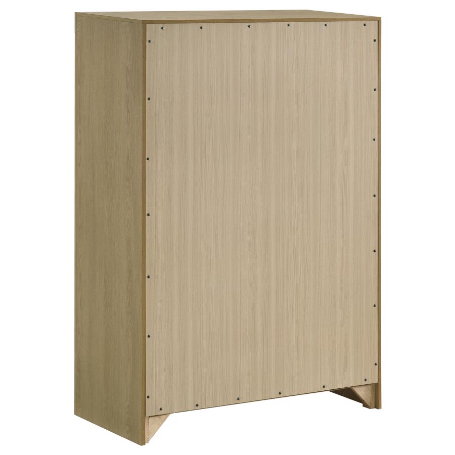 Hendricks 5-piece California King Bedroom Set Light Oak