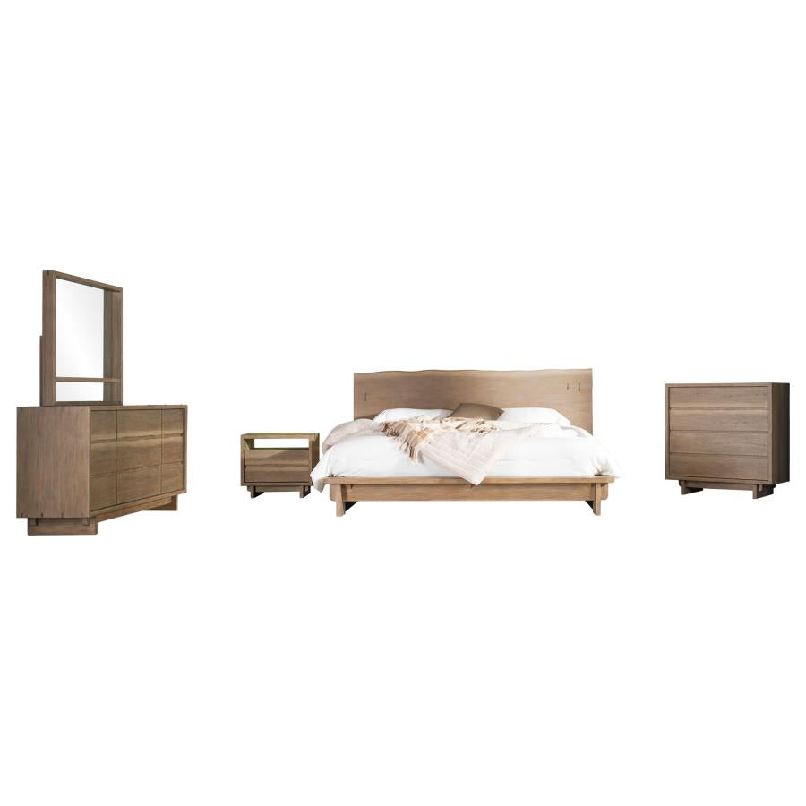 Stillwater 5-piece California King Bedroom Set Weathered Oak