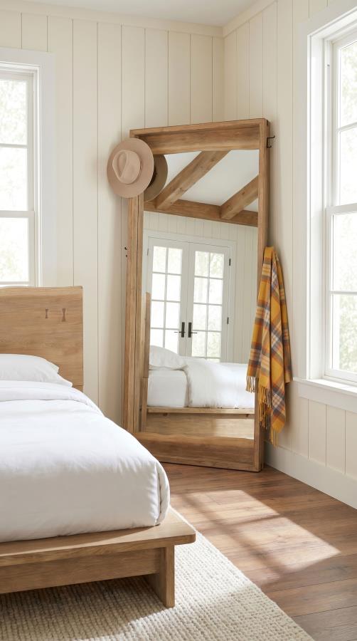 Stillwater Full-Length Floor Mirror Weathered Oak