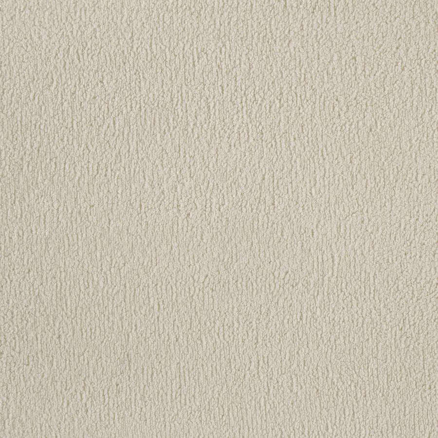 Bennett Full Mid-Century Fabric Upholstered Panel Bed Light Oak and Cream