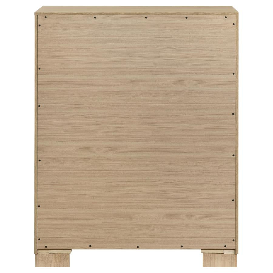 Arielle 4-Drawer Bedroom Chest with Framed Fronts Light Oak