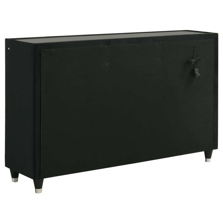Lorient 4-piece Queen Bedroom Set Black