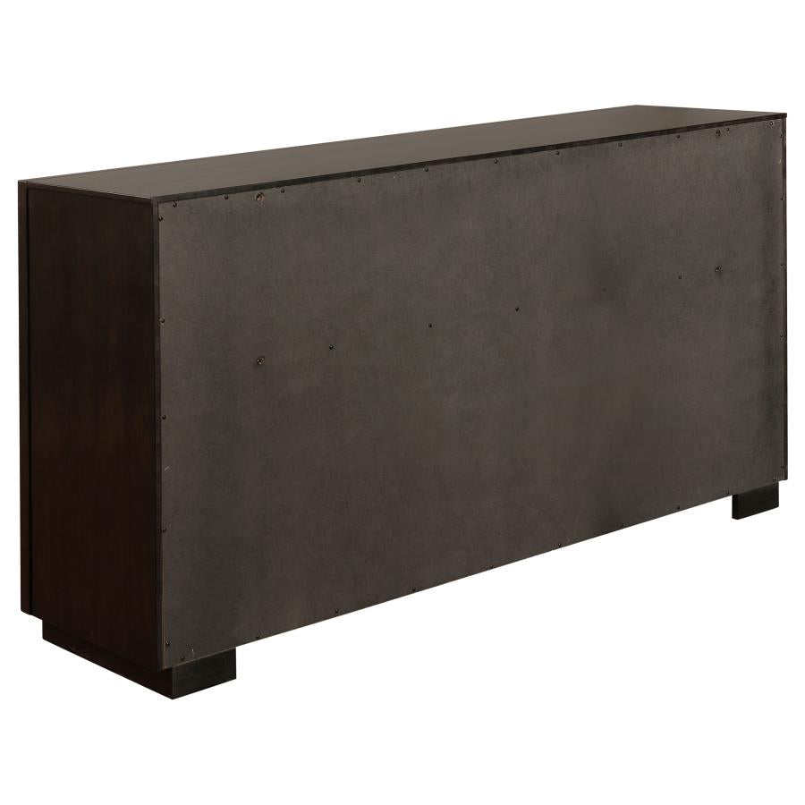 Durango 4-piece California King Bedroom Set Smoked Peppercorn