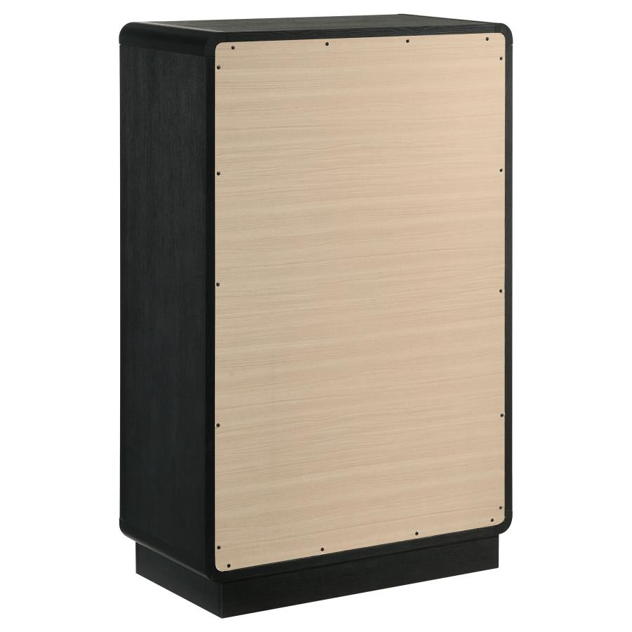 Cavelle 5-piece Full Bedroom Set Black