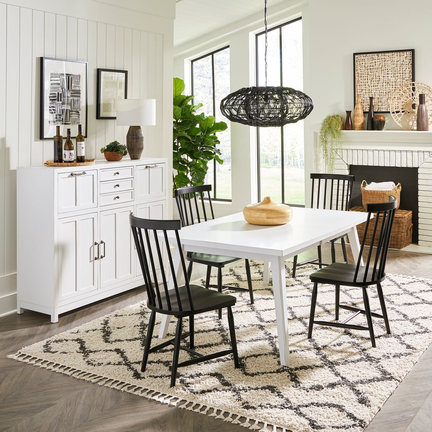 Capeside Cottage 5 Piece Rectangular Table Set