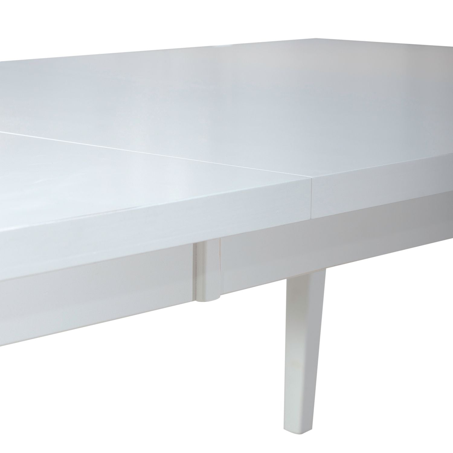 Capeside Cottage Rectangular Leg Table - White