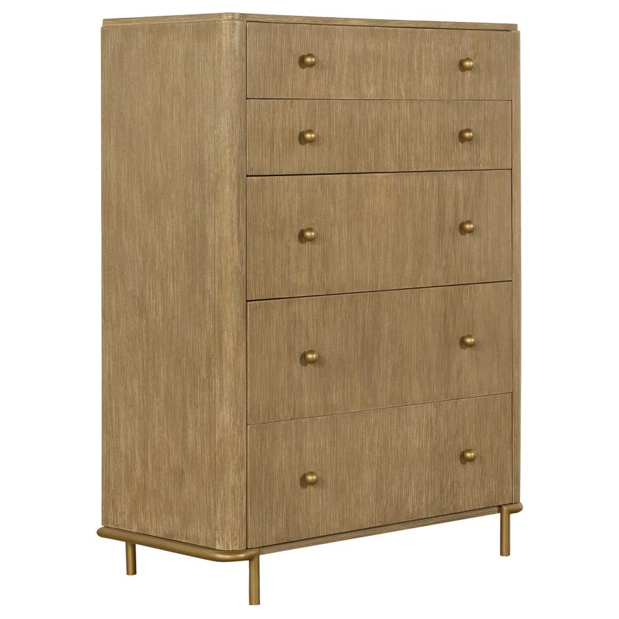 Arini 3-piece Queen Bedroom Set Sand Wash and Natural Cane