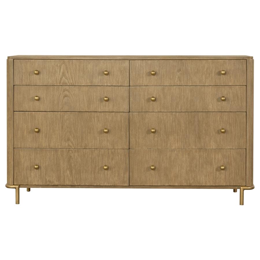 Arini 5-piece California King Bedroom Set Cream and Sand Wash