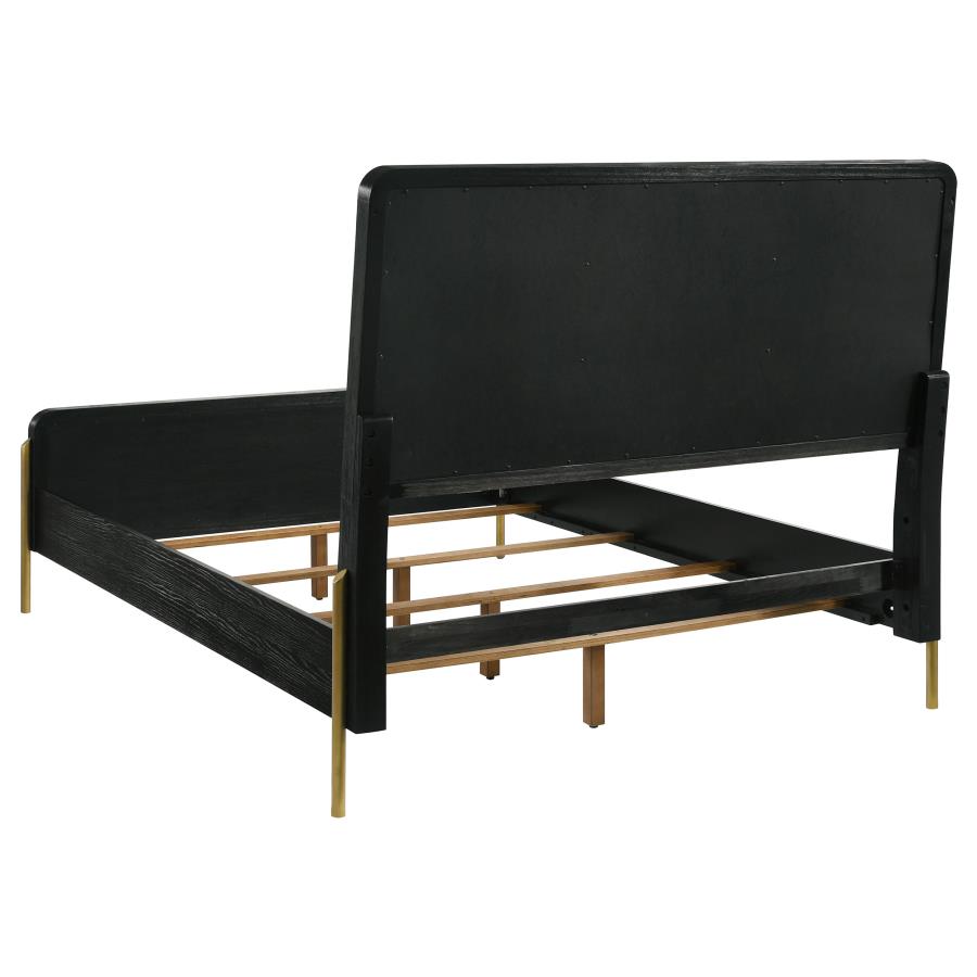 Arini 56-inch Eastern King Panel Bed Cream and Black