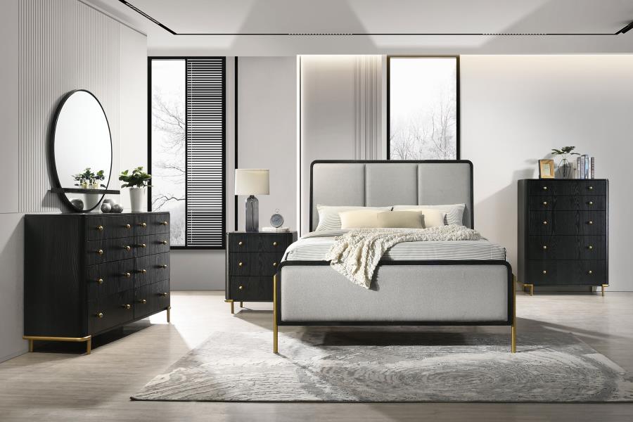Arini 6-drawer Bedroom Chest Black