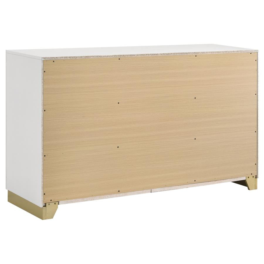 Caraway 5-piece California King Bedroom Set White