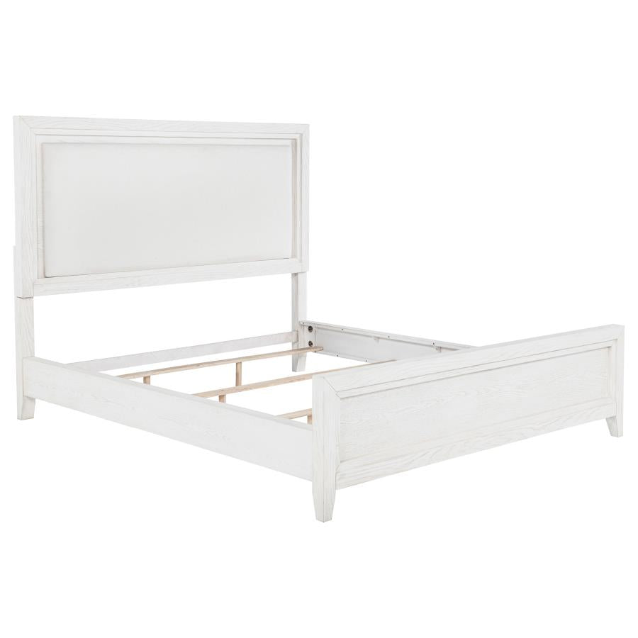 Marielle 5-piece Cal King Bedroom Set Distressed White