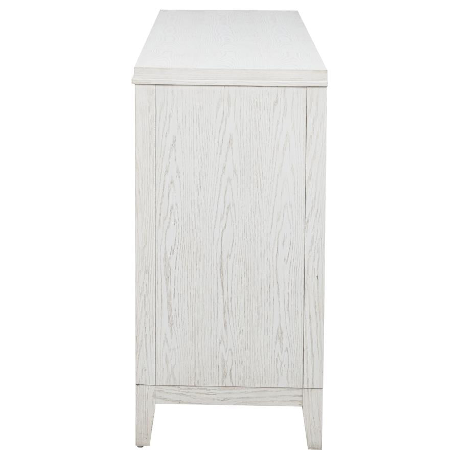 Marielle 6-drawer Bedroom Dresser Distressed White