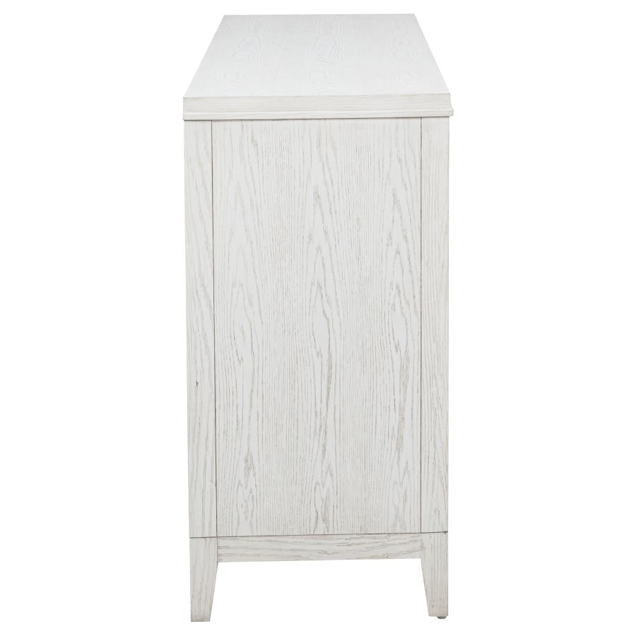 Marielle 6-drawer Bedroom Dresser Distressed White