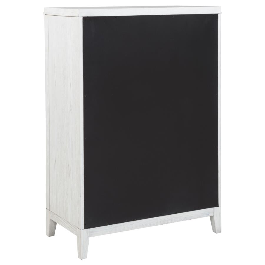 Marielle 5-drawer Bedroom Chest Distressed White