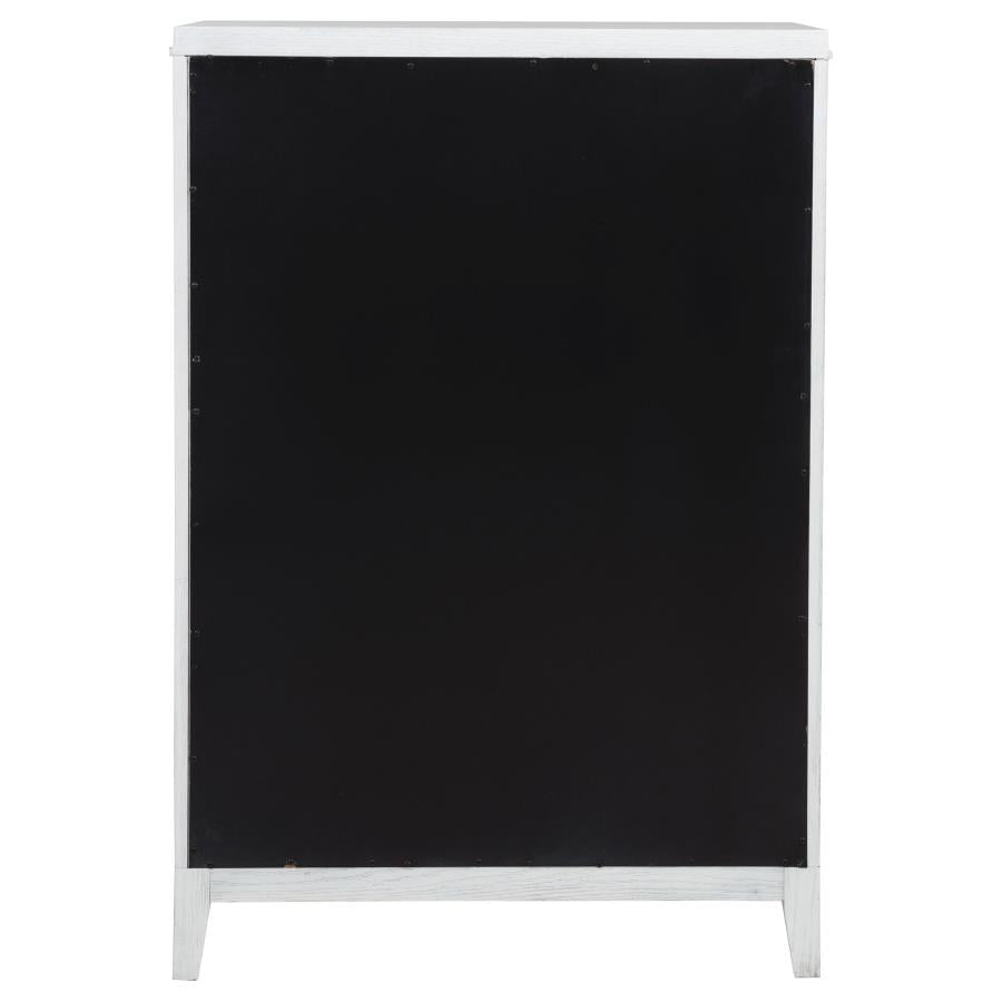 Marielle 5-drawer Bedroom Chest Distressed White