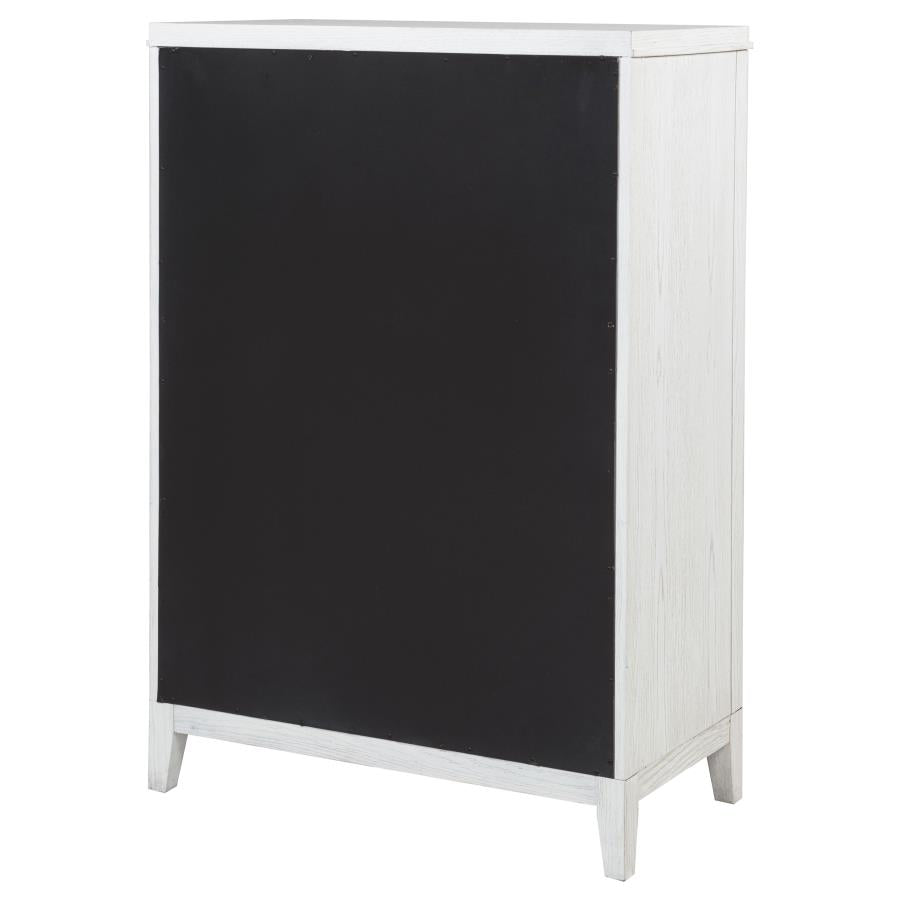 Marielle 5-drawer Bedroom Chest Distressed White