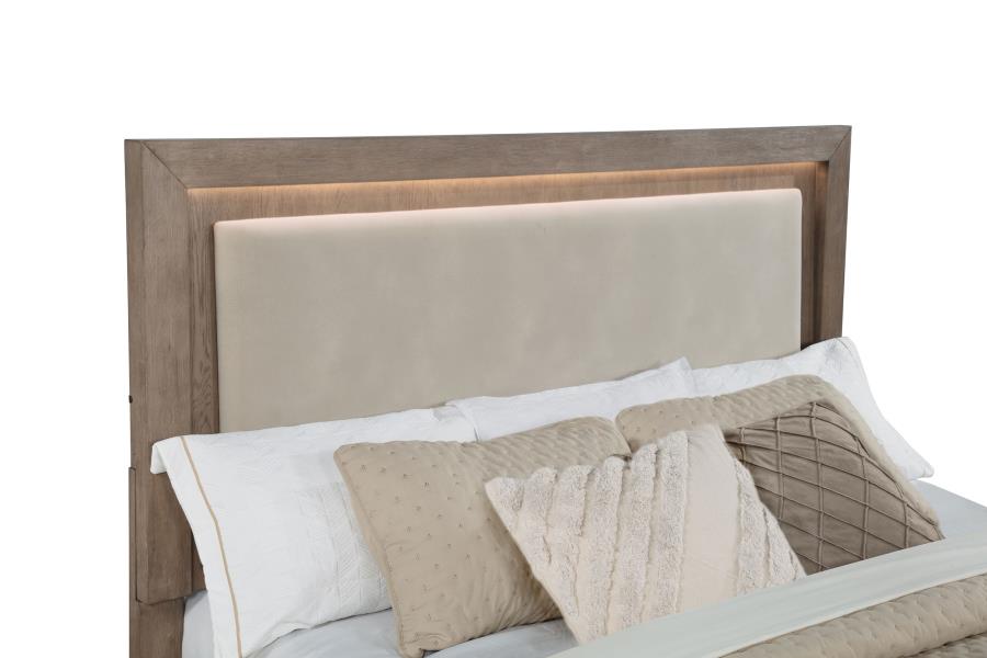 Kenora 4-piece Eastern King Bedroom Set Barley Brown