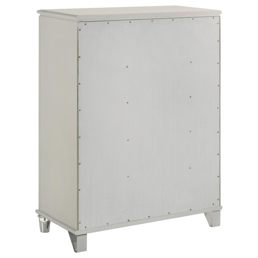 Olivia 5-piece California King Bedroom Set Pearl White