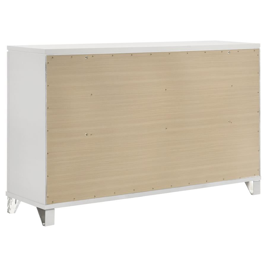 Marmore 5-piece Eastern King Bedroom Set White