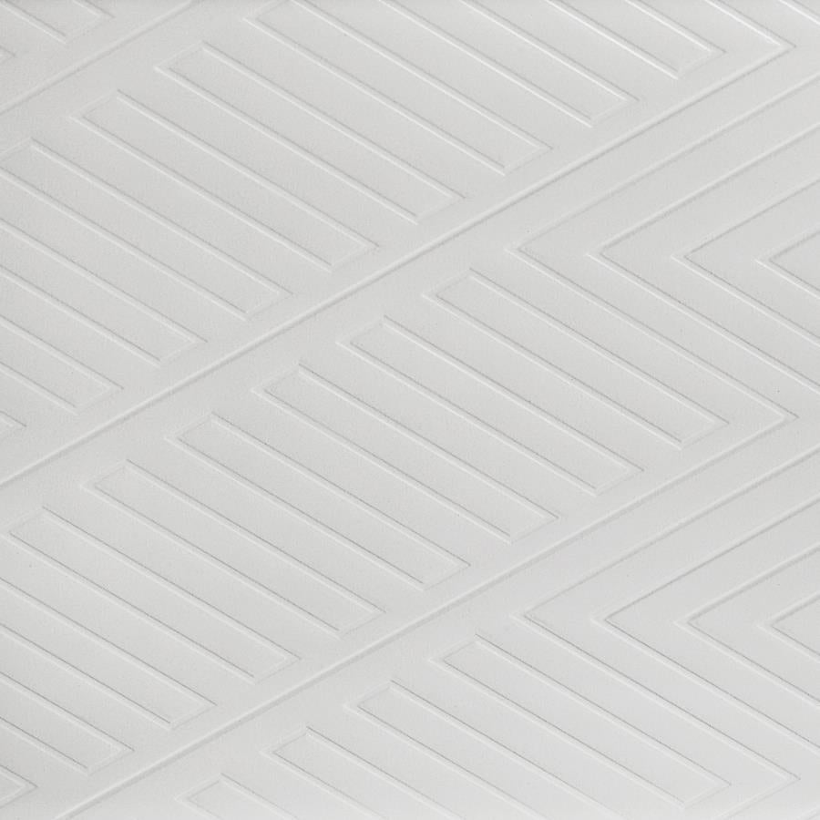 Marmore 64-inch Queen Panel Bed LED Headboard White