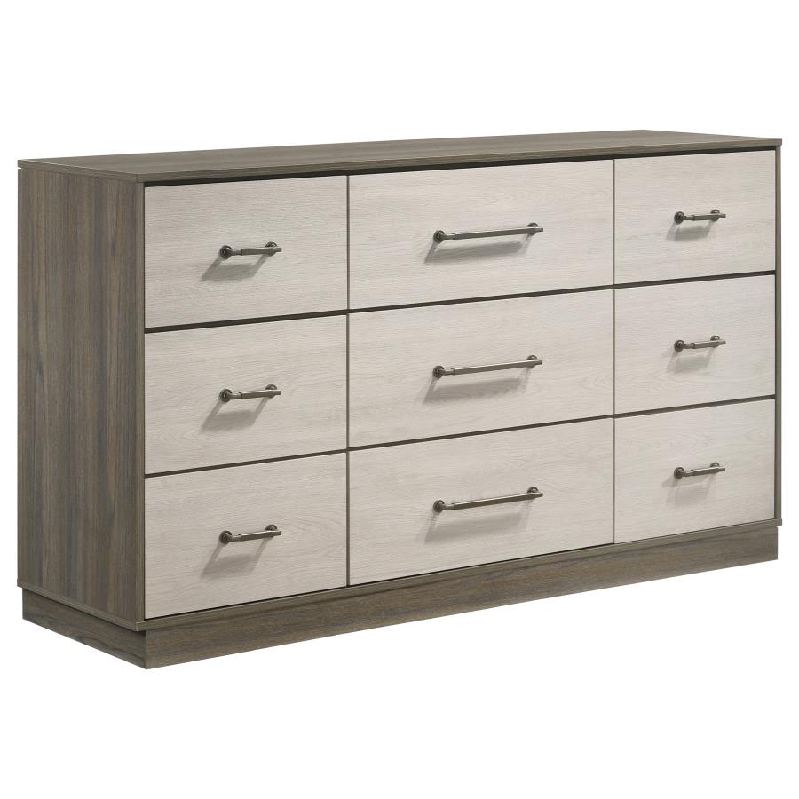 Fenwick 5-piece Eastern King Bedroom Set Grey Oak