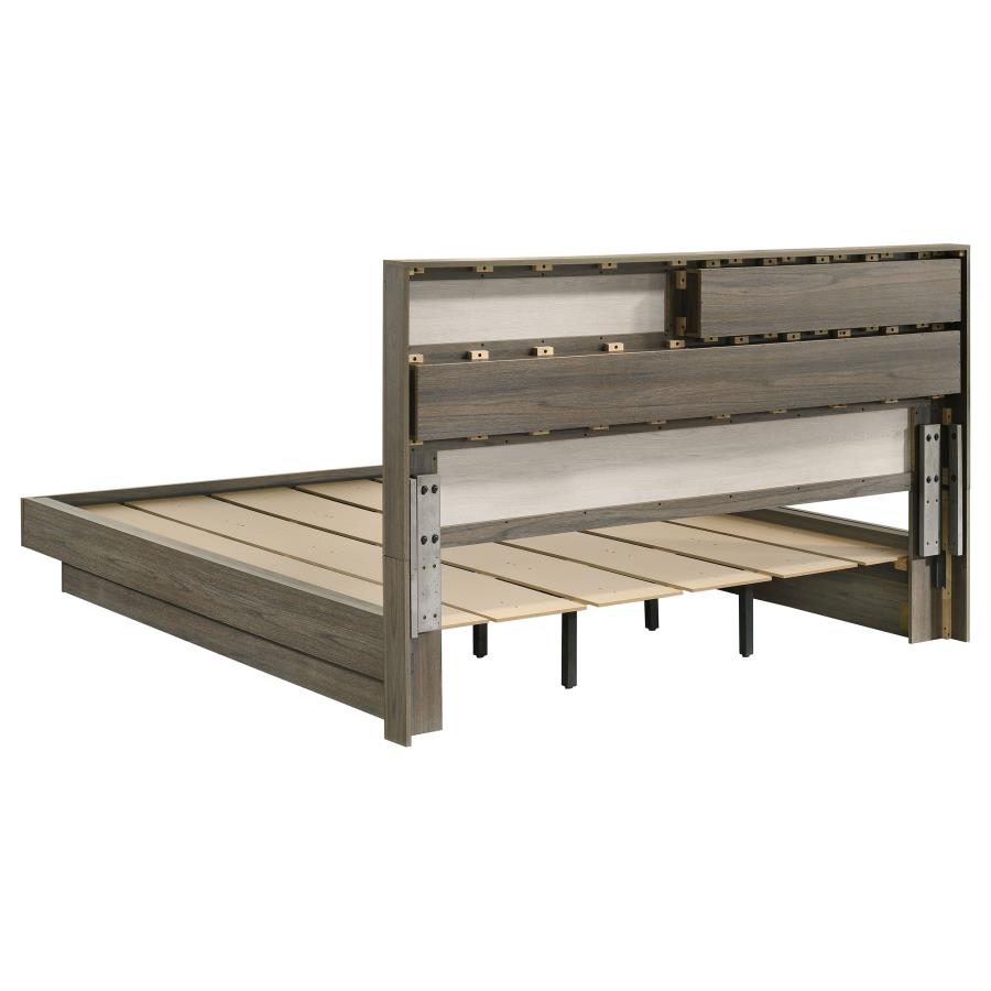 Fenwick 4-piece California King Bedroom Set Grey Oak