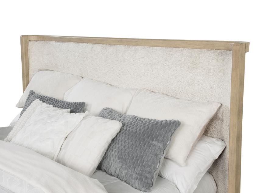 Kailani 4-piece Queen Bedroom Set Beige Oak