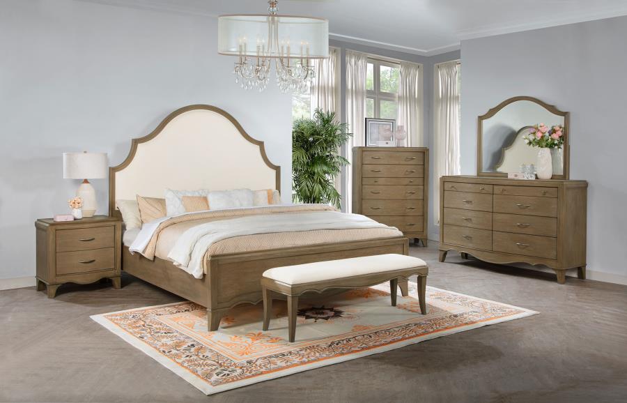 Revello 2-drawer Nightstand Bedside Table Washed Mango