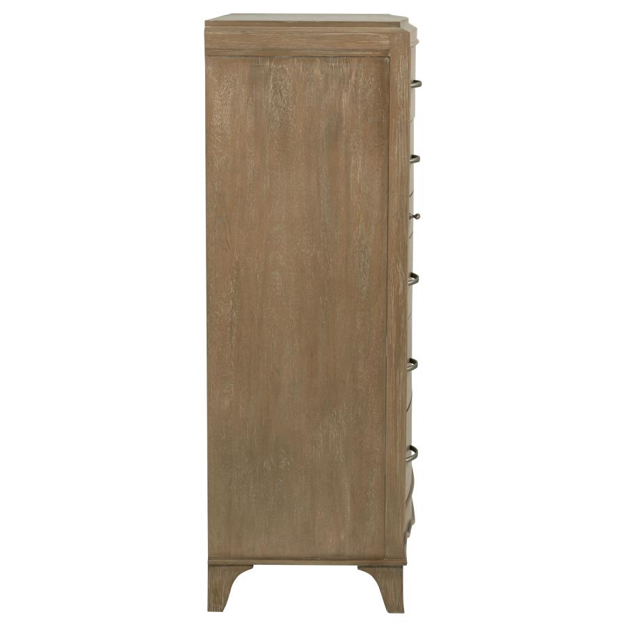 Revello 6-drawer Bedroom Chest of Drawers Washed Mango