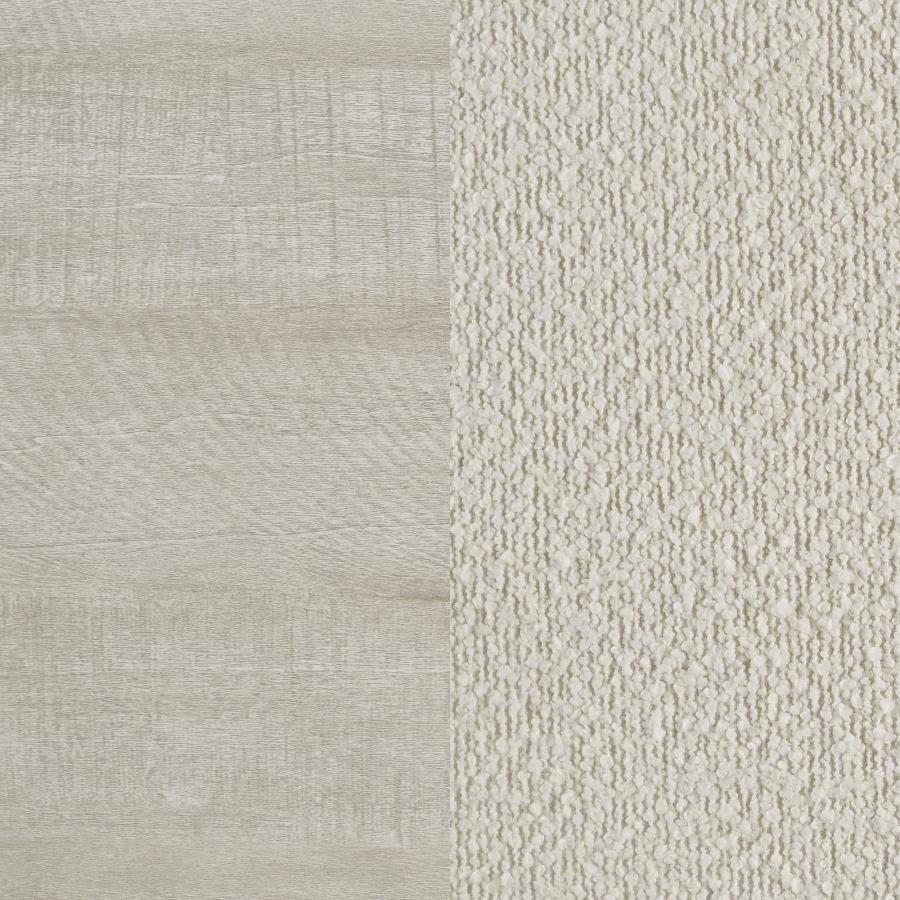 Trenton 54-inch Wood Eastern King Panel Bed Rustic Cream