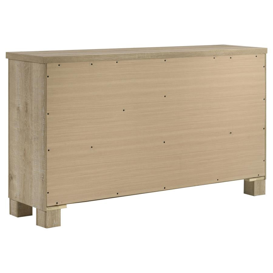 Oakglen 4-piece Eastern King Bedroom Set Weathered Oak