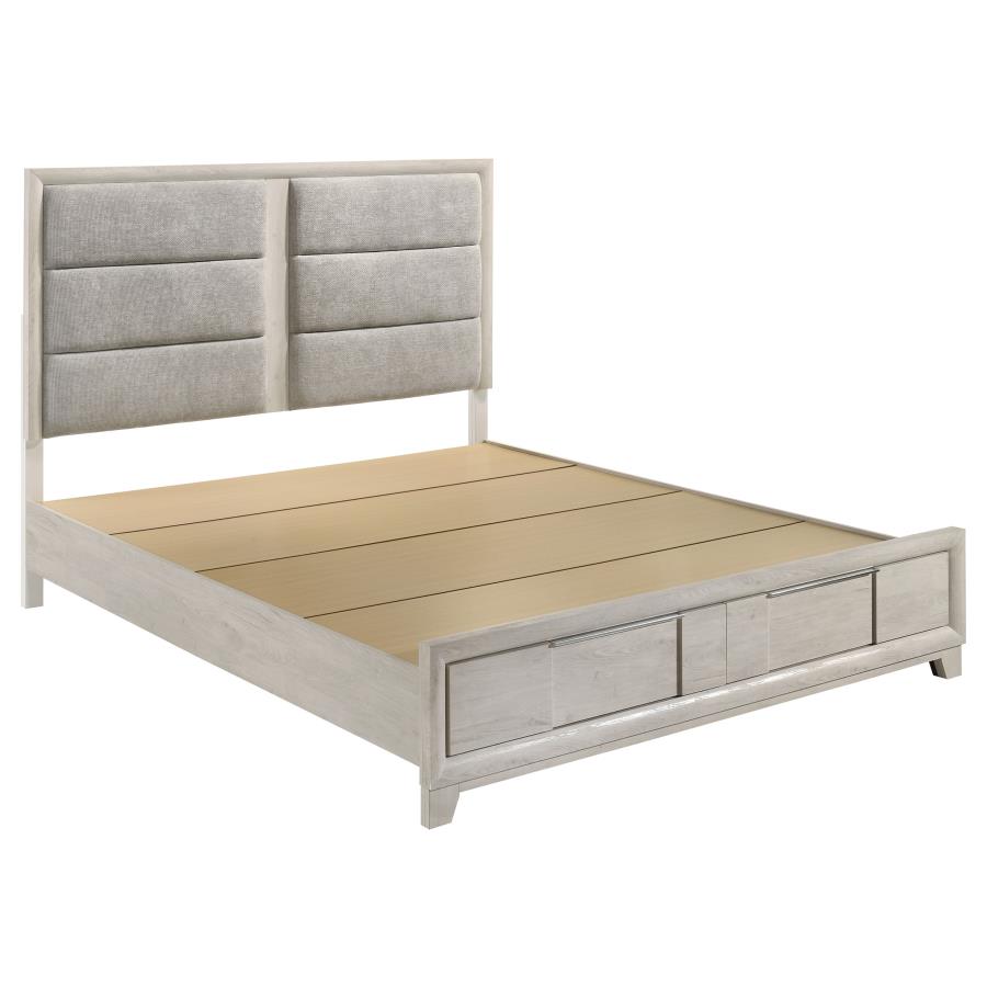 Farre 4-piece Eastern King Bedroom Set Washed Grey