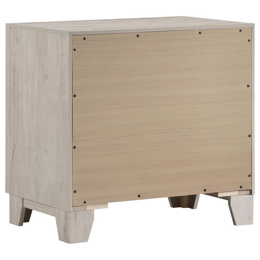Farre 4-piece Eastern King Storage Bedroom Set Washed Grey