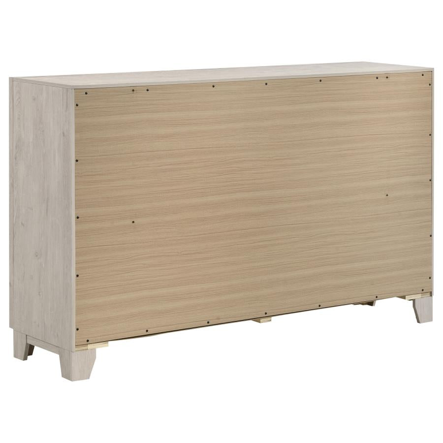 Farre 4-piece Eastern King Storage Bedroom Set Washed Grey