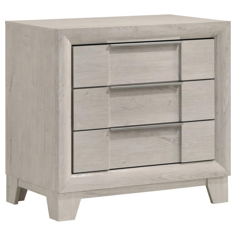 Farre 5-piece Eastern King Bedroom Set Washed Grey