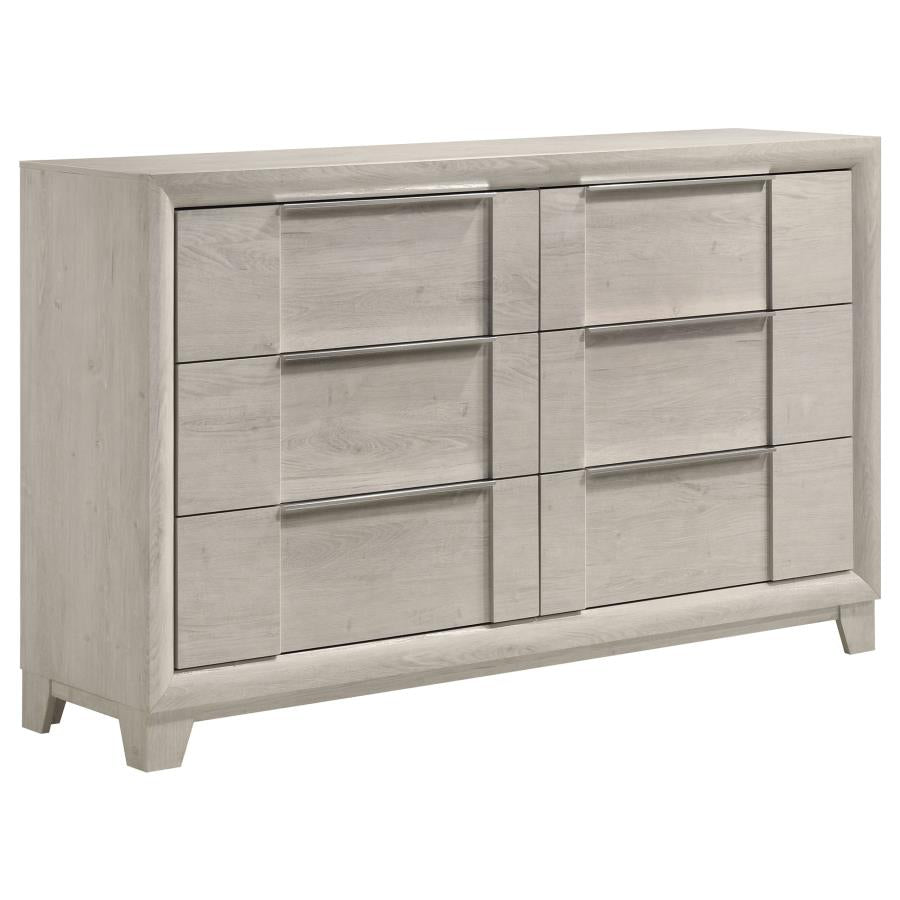 Farre 5-piece Queen Bedroom Set Washed Grey