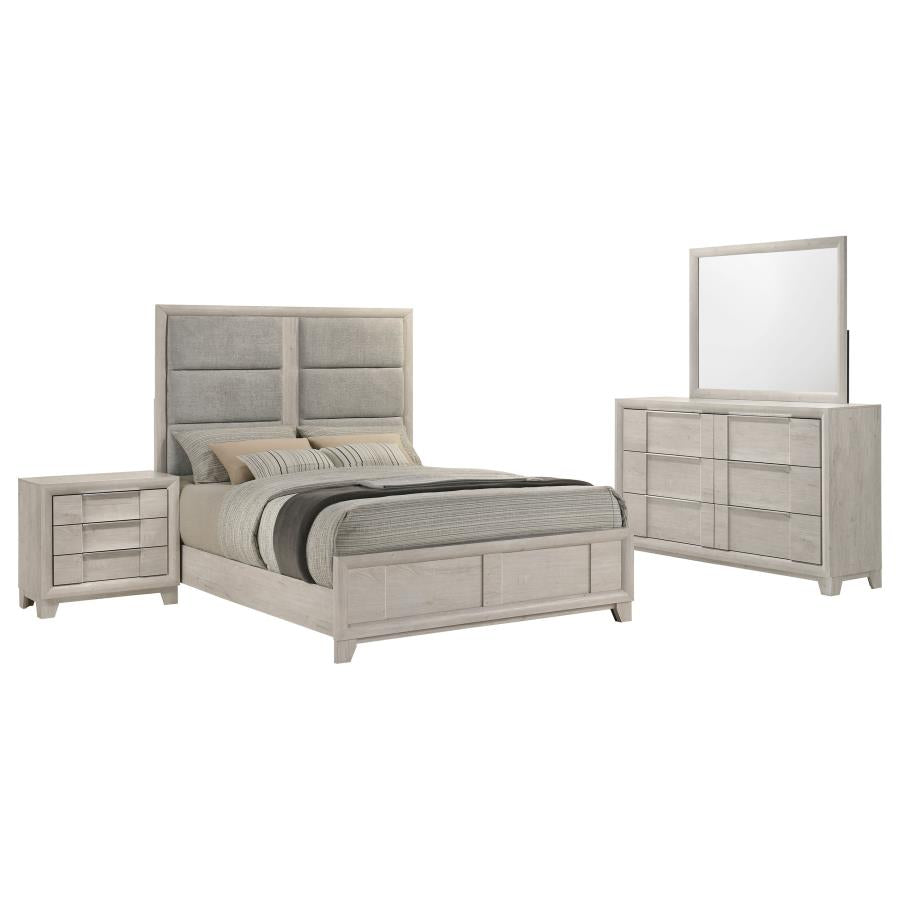 Farre 4-piece Queen Bedroom Set Washed Grey