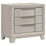 Farre 2-drawer Nightstand Bedside Table Washed Grey