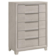Farre 5-drawer Chest of Drawers Washed Grey