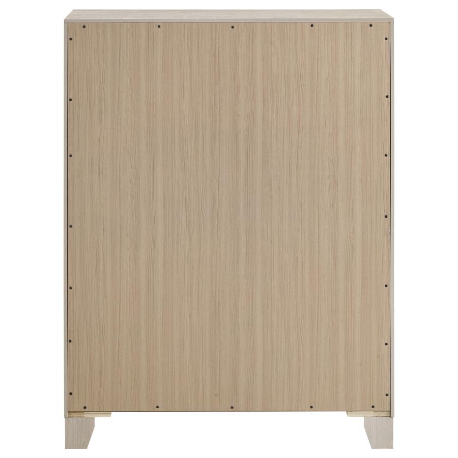 Farre 5-drawer Chest of Drawers Washed Grey