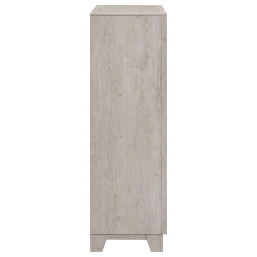 Farre 5-drawer Chest of Drawers Washed Grey