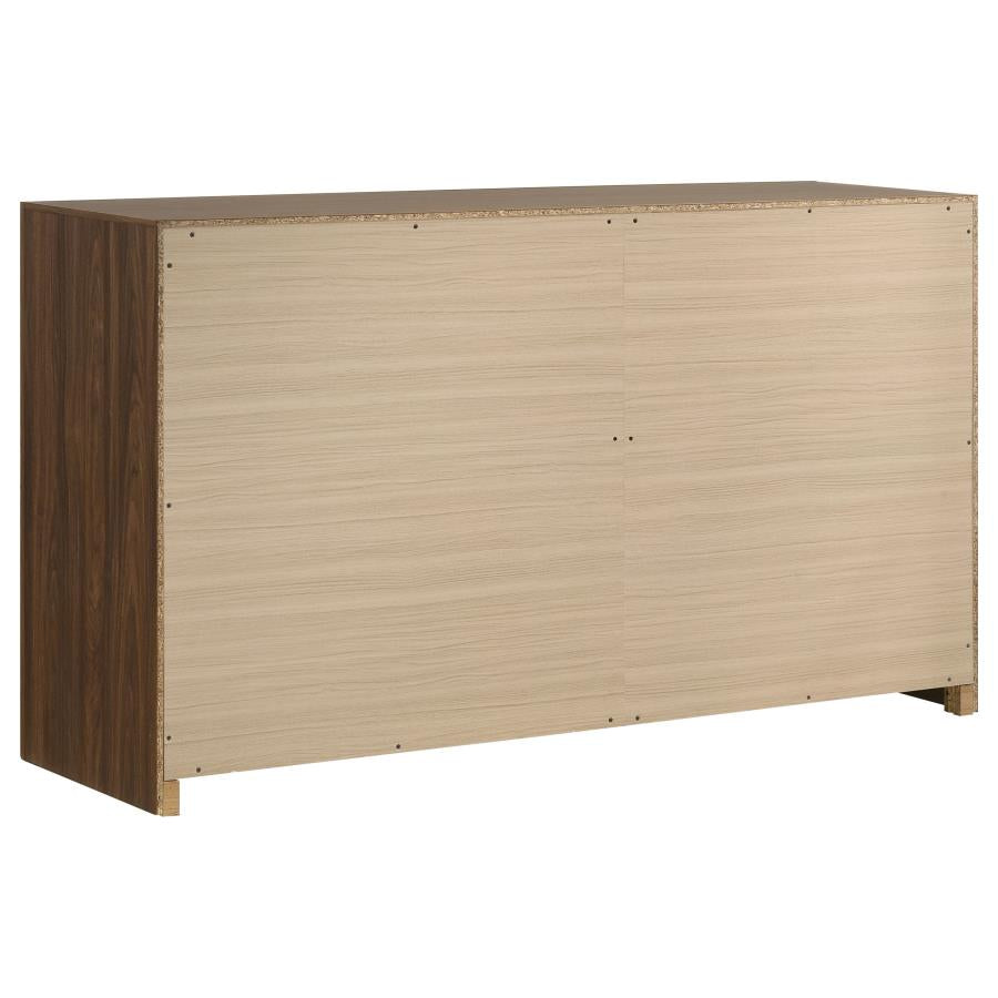 Etienne 5-piece Full Bedroom Set Walnut