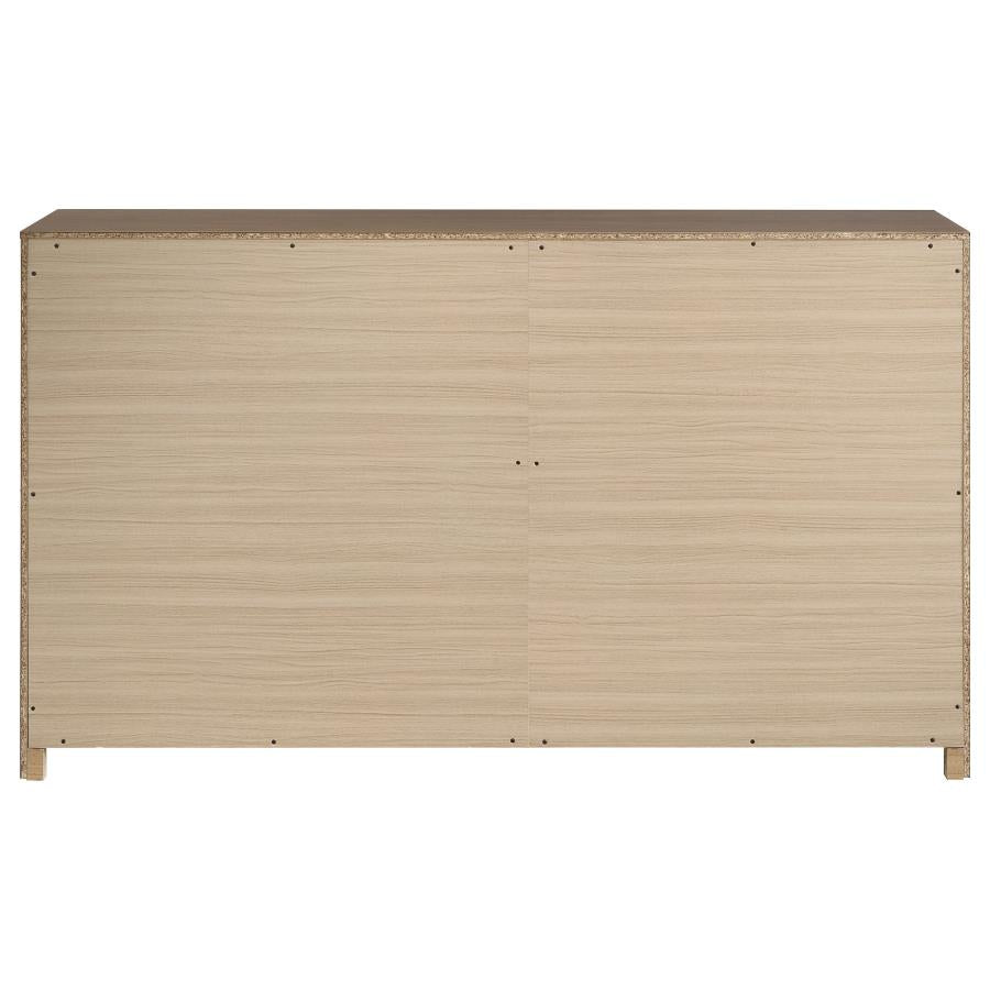 Etienne 6-drawer Bedroom Dresser Walnut